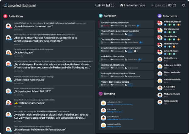 elisana-dashboard-screenshot