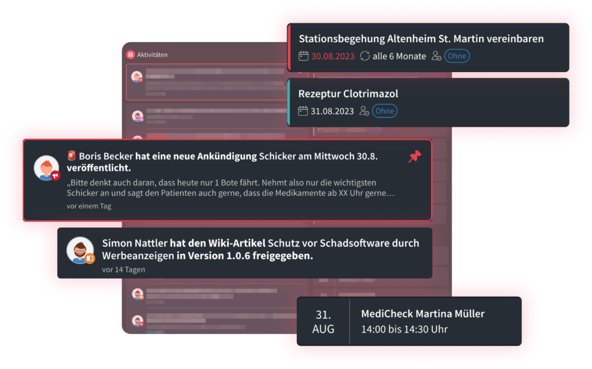 elisana-dashboard-activity