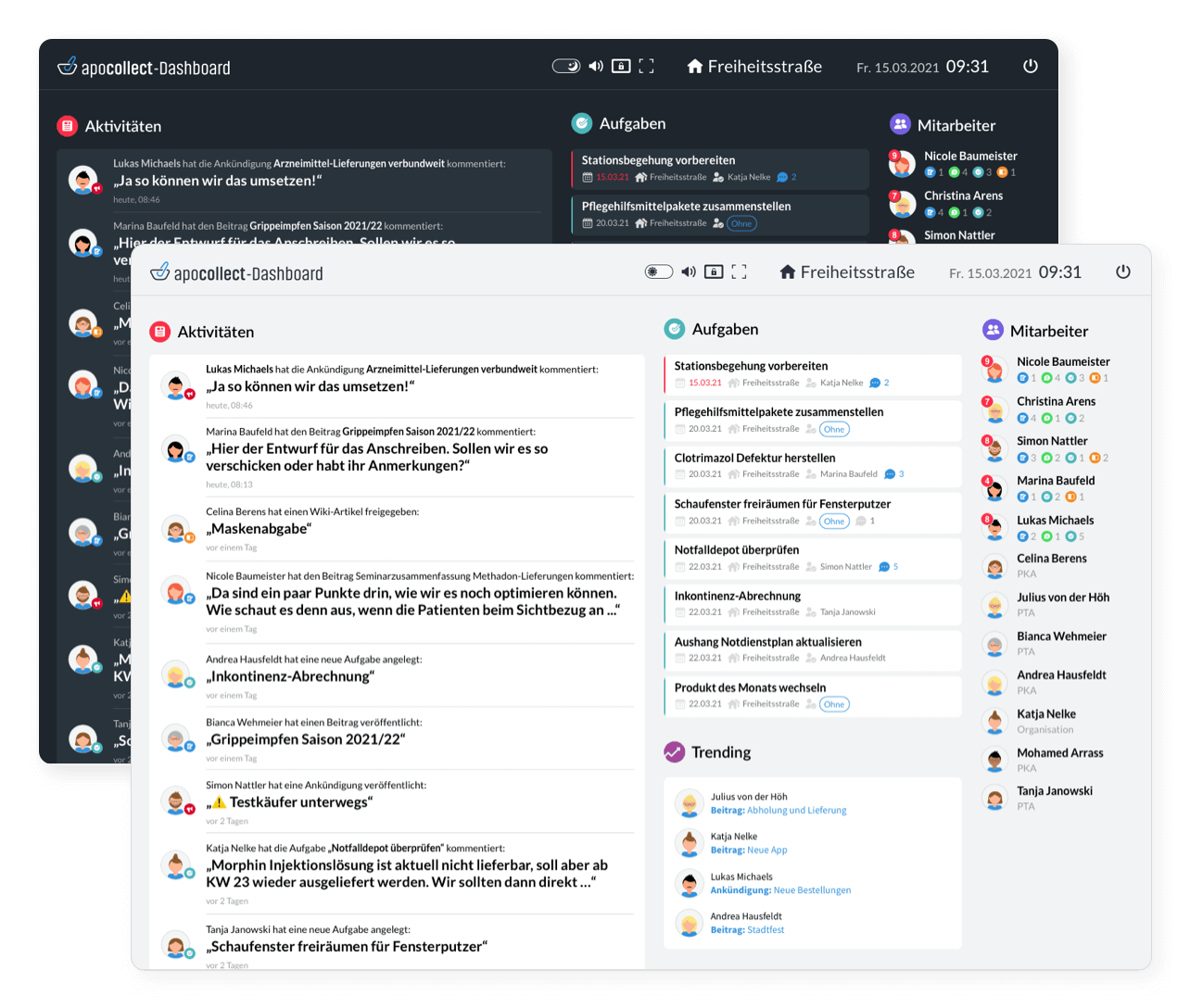 elisana Dashboard
